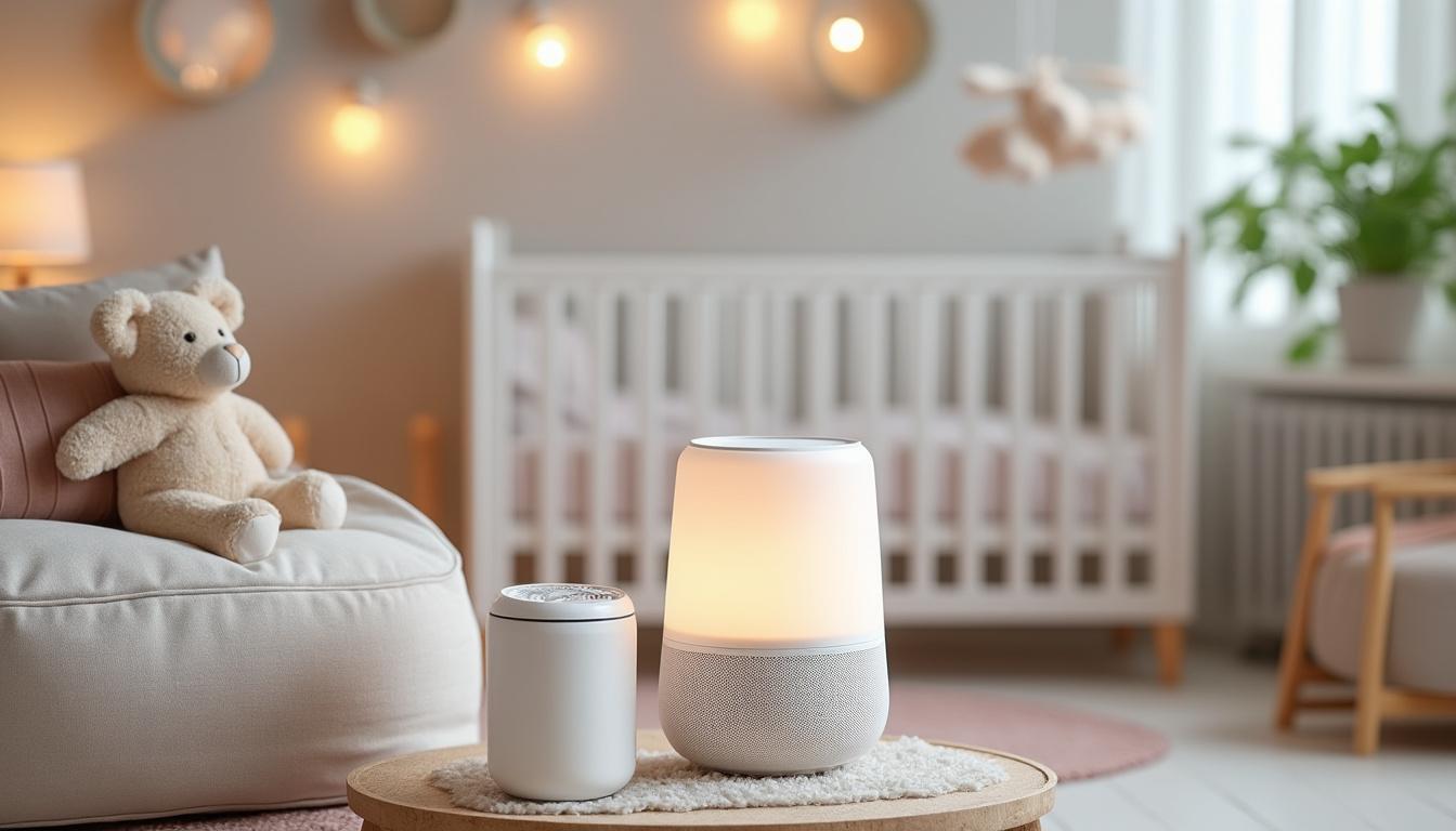 découvrez s'il est possible et sûr d'utiliser un humidificateur pour bébé en même temps qu'un purificateur d'air classique pour améliorer la qualité de l'air dans la chambre de votre enfant.