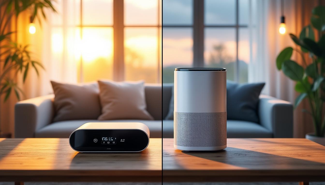 découvrez notre comparatif complet entre ionisateur de bureau et purificateur classique pour choisir l'appareil idéal et améliorer la qualité de l'air intérieur.