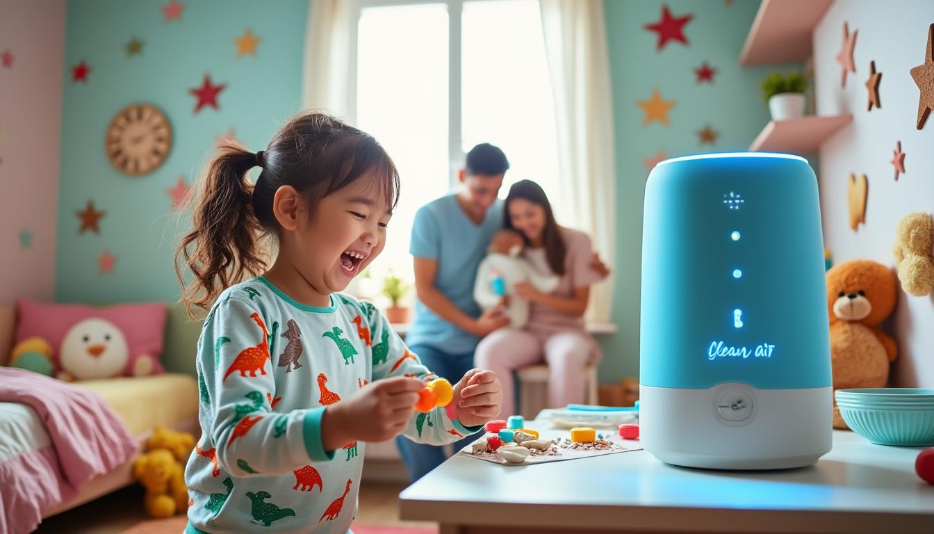 découvrez mon expérience avec le ioniseur conçu pour les fumeurs, utilisé dans une chambre d'enfant, et comment il améliore la qualité de l'air pour un environnement plus sain.