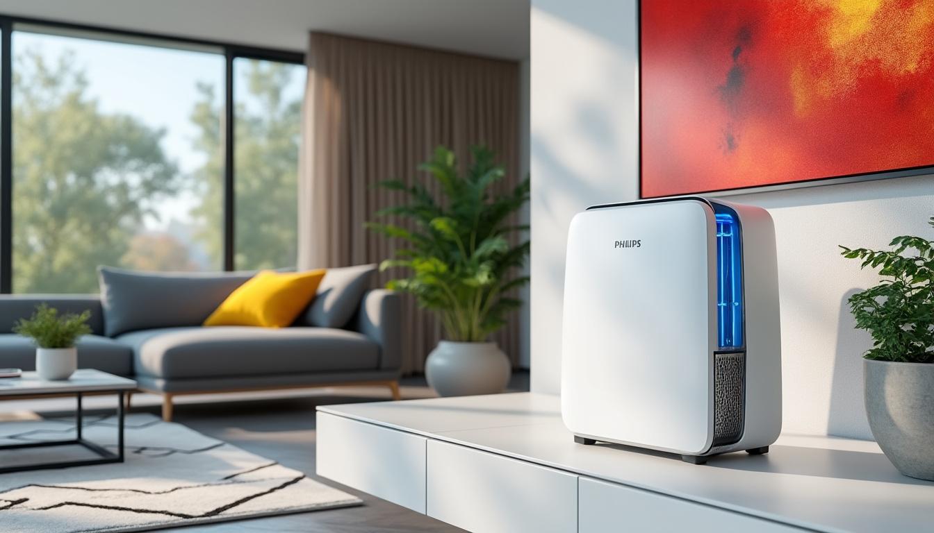 Purificateur D'air Ionique Négatif LEKEFETO - 3500W, Compact, Sans Filtre, Contre Odeurs Et Allergènes, Pour Pièce Jusqu'à 25m²