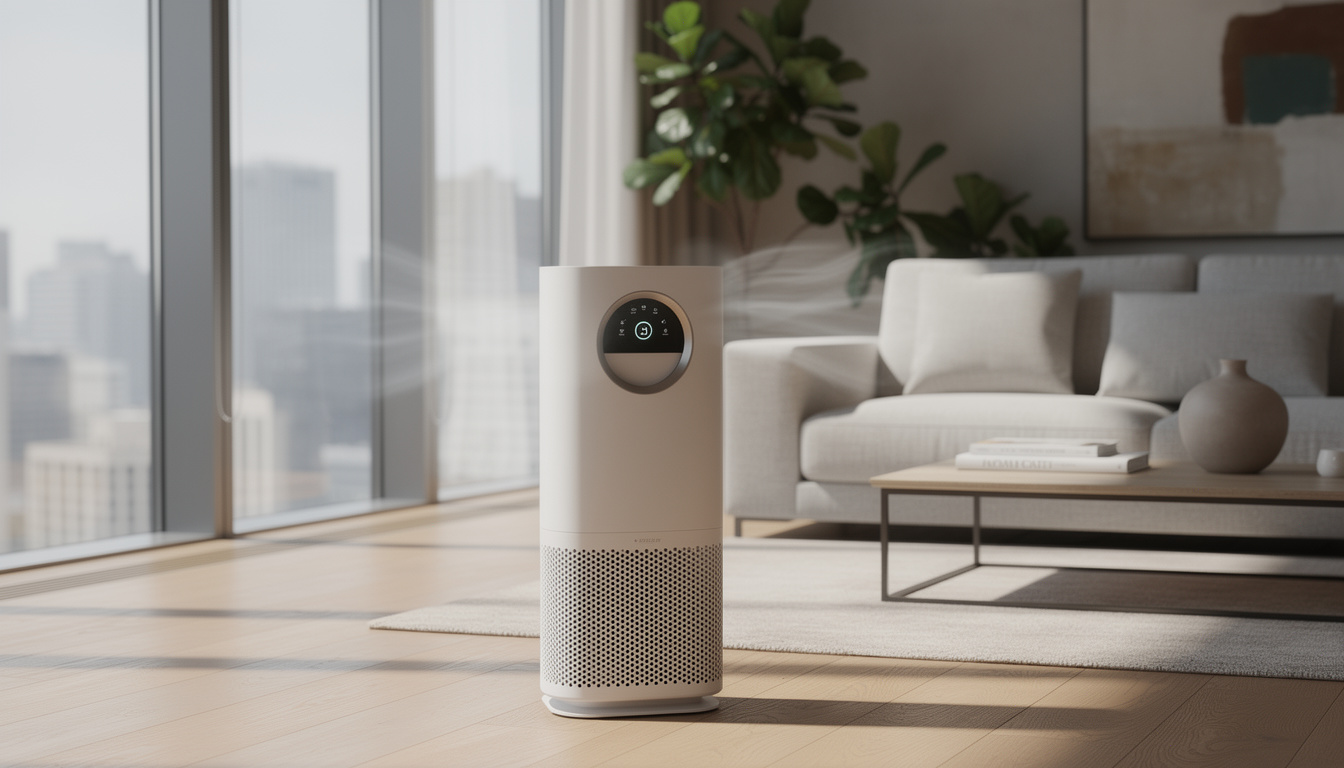 découvrez l'utilité d'un purificateur d'air design pendant les pics de pollution et comment il peut améliorer la qualité de l'air intérieur.