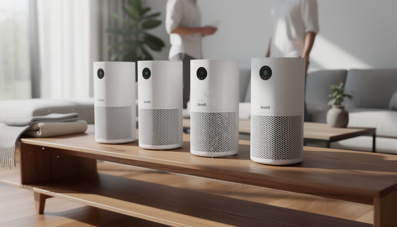 découvrez le top 5 des purificateurs d'air levoit core 300s les plus recommandés par les allergologues pour un air pur et sain chez vous.