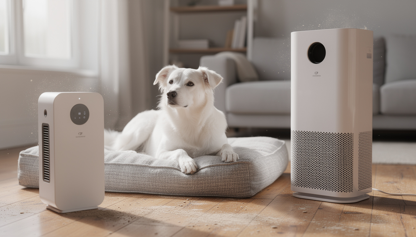 découvrez notre comparatif détaillé entre ioniseurs pour animaux et purificateurs d'air classiques pour choisir la meilleure solution de purification adaptée à votre foyer.