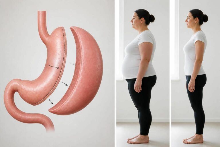 découvrez le fonctionnement de la sleeve gastrectomie, une intervention chirurgicale pour la perte de poids, ainsi que les résultats attendus et les bénéfices pour la santé.